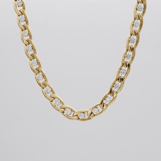 Alina CZ Chain Necklace - ISMI JEWELS