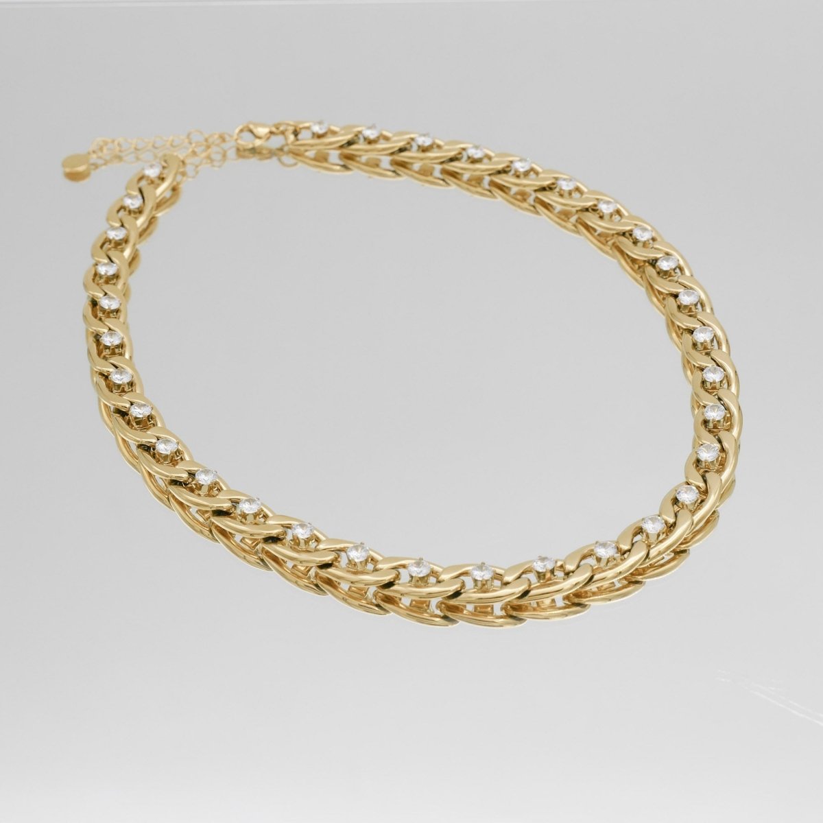 Alina CZ Chain Necklace - ISMI JEWELS