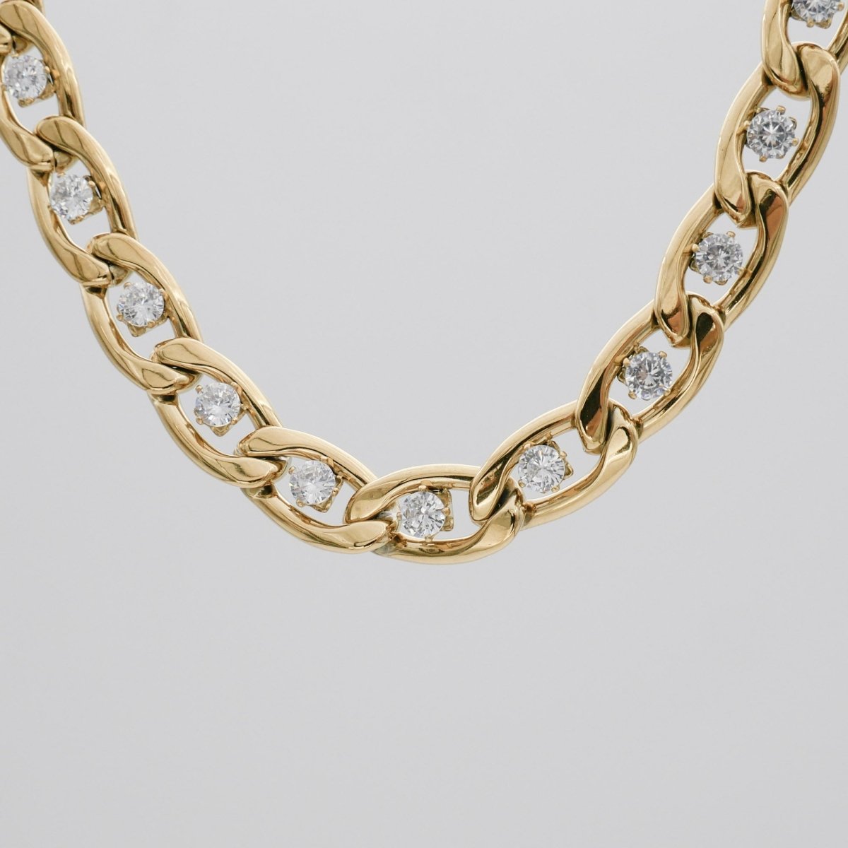 Alina CZ Chain Necklace - ISMI JEWELS