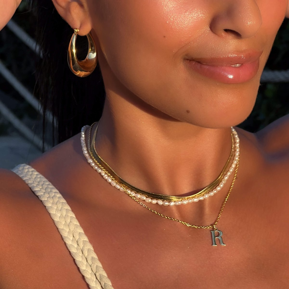 Alyssa Hoop Earrings - ISMI JEWELS
