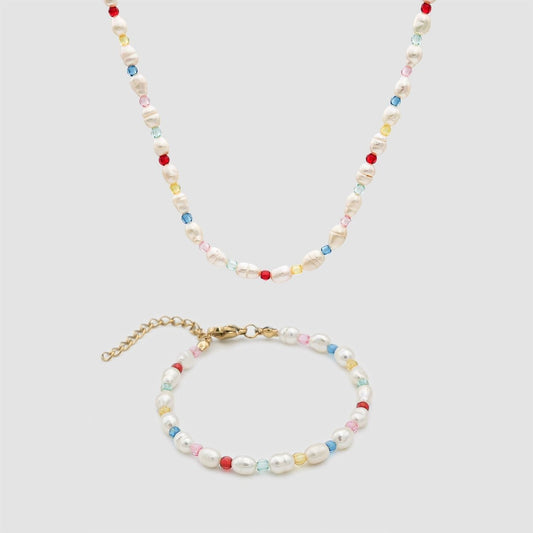 Amal Candy Pearl Set - ISMI JEWELS