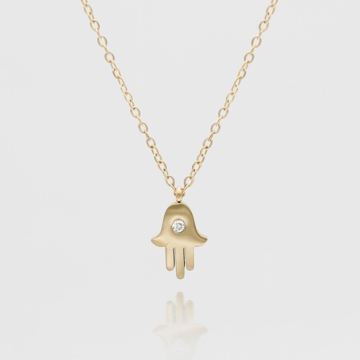 Amalie Hand of Hamsa Necklace - ISMI JEWELS