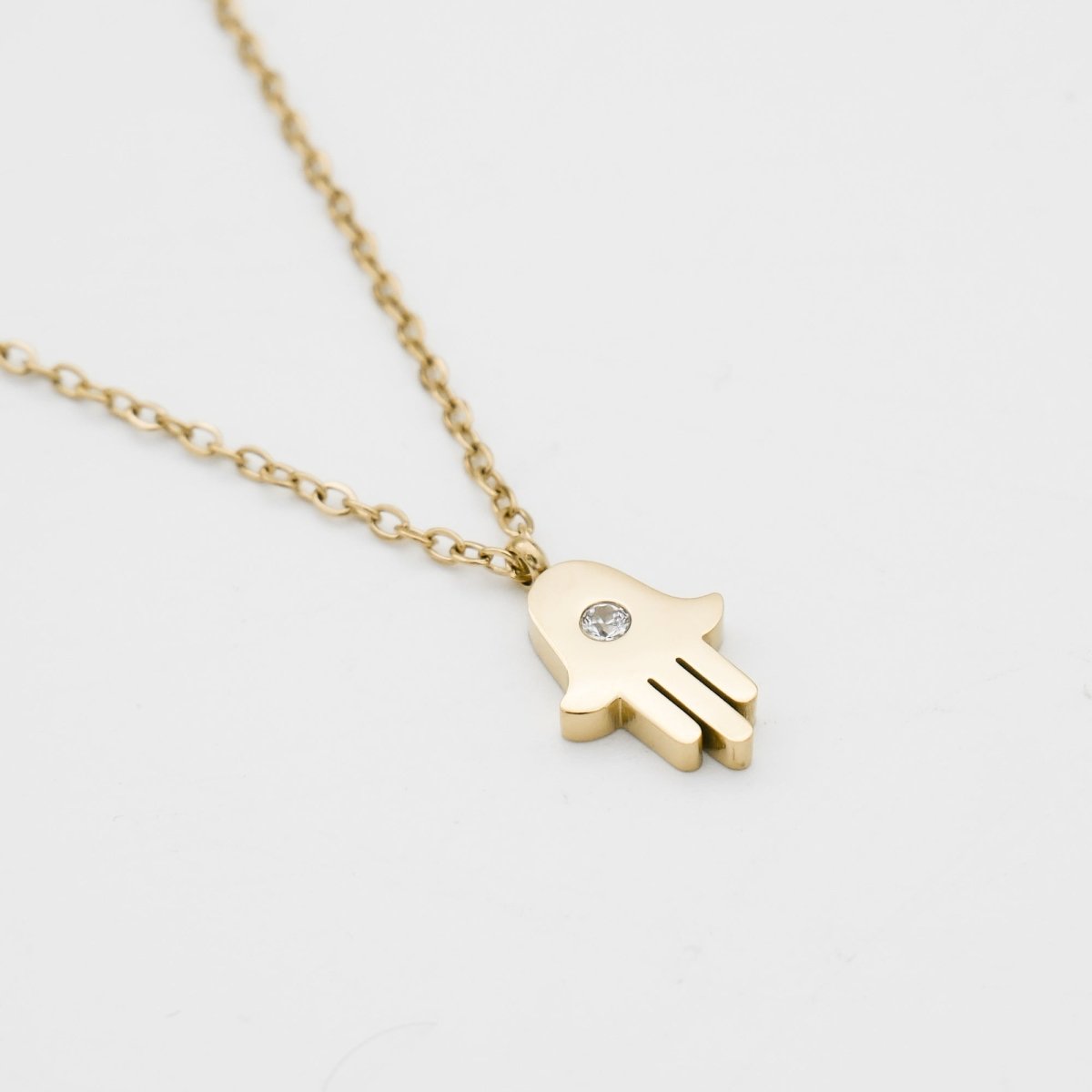 Amalie Hand of Hamsa Necklace - ISMI JEWELS