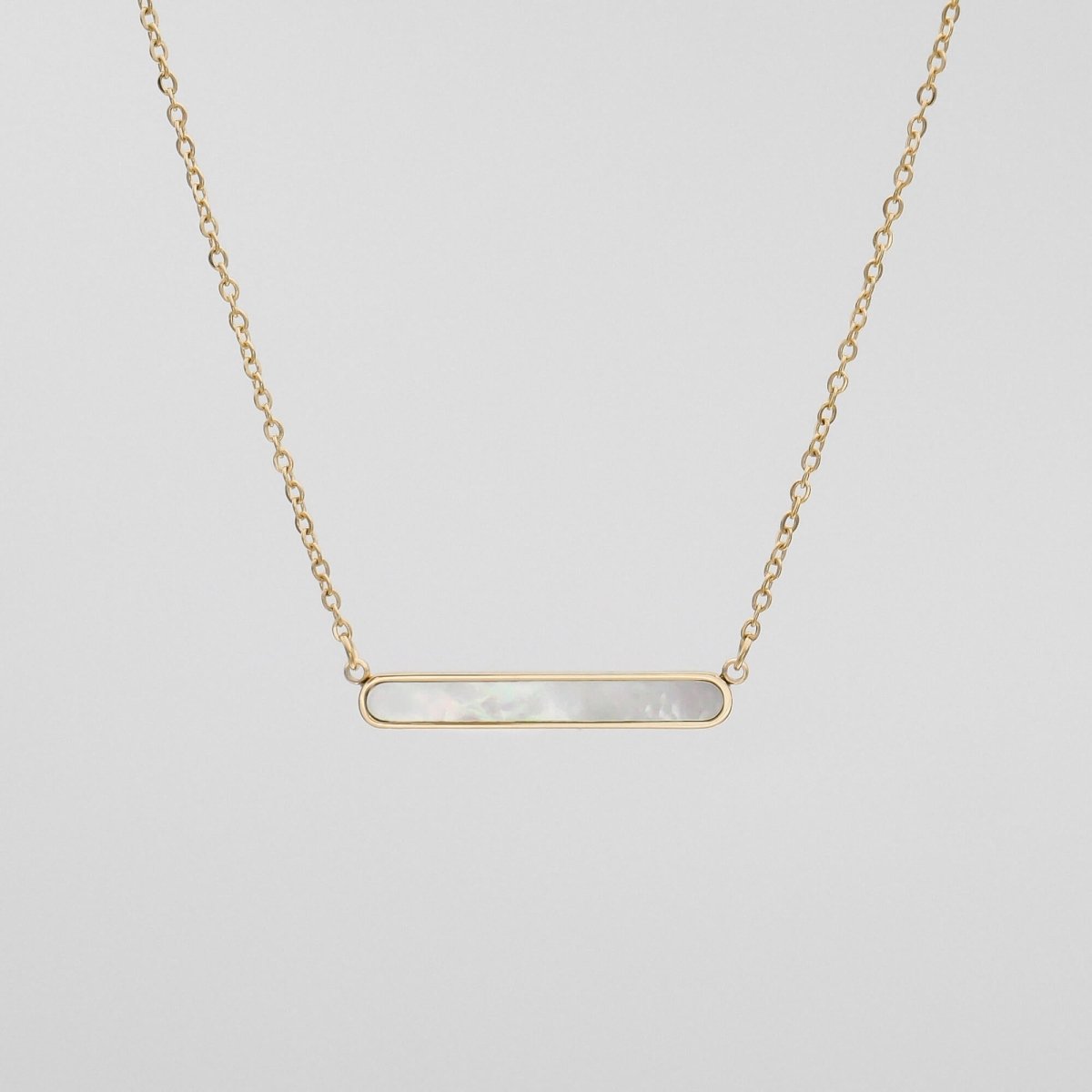 Amaya Opal Bar Necklace - ISMI JEWELS