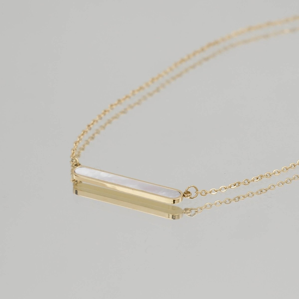 Amaya Opal Bar Necklace - ISMI JEWELS