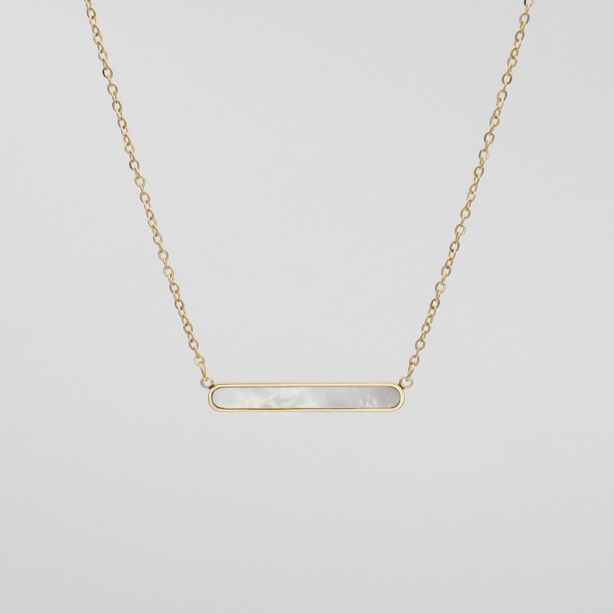 Amaya Opal Bar Necklace - ISMI JEWELS