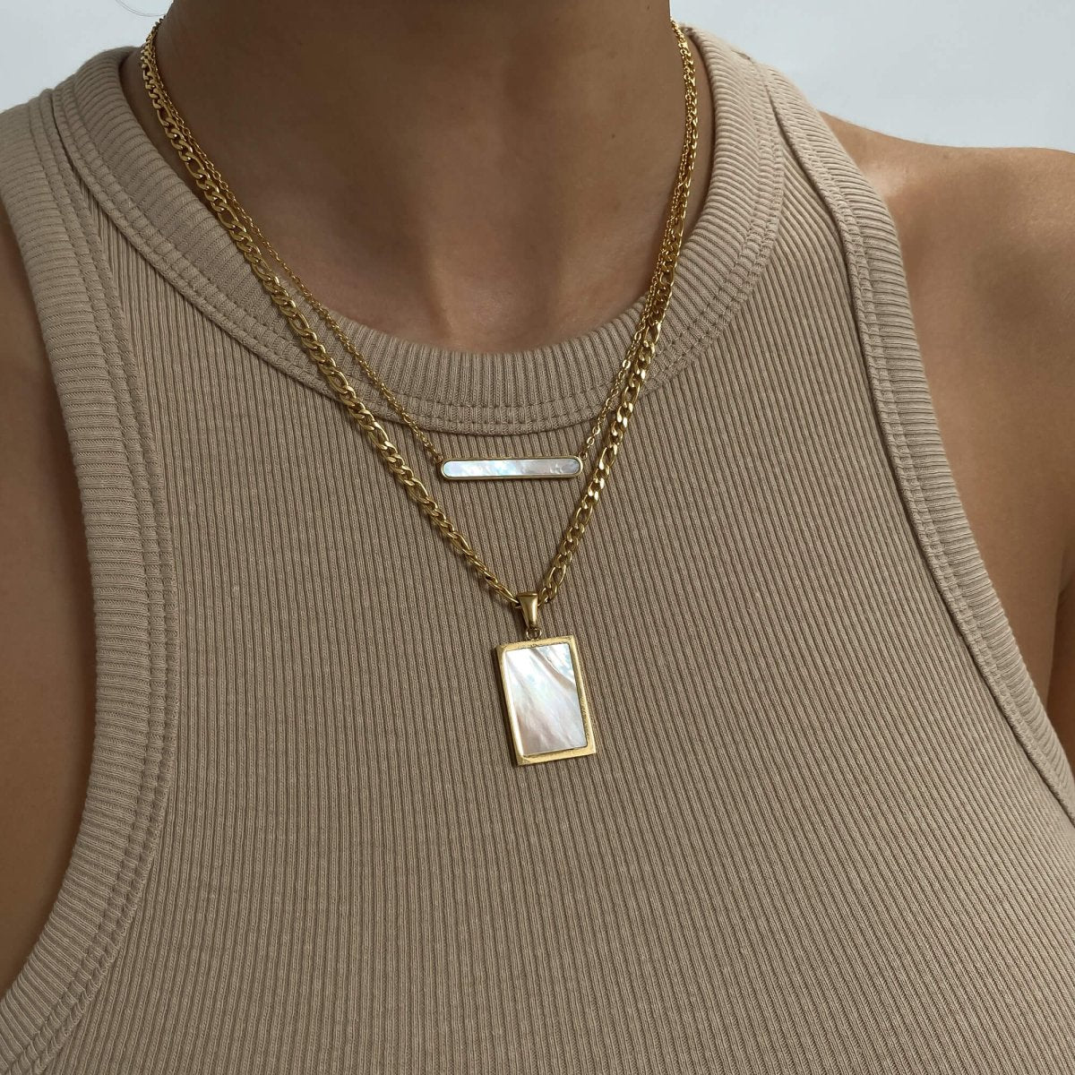 Amaya Opal Bar Necklace - ISMI JEWELS