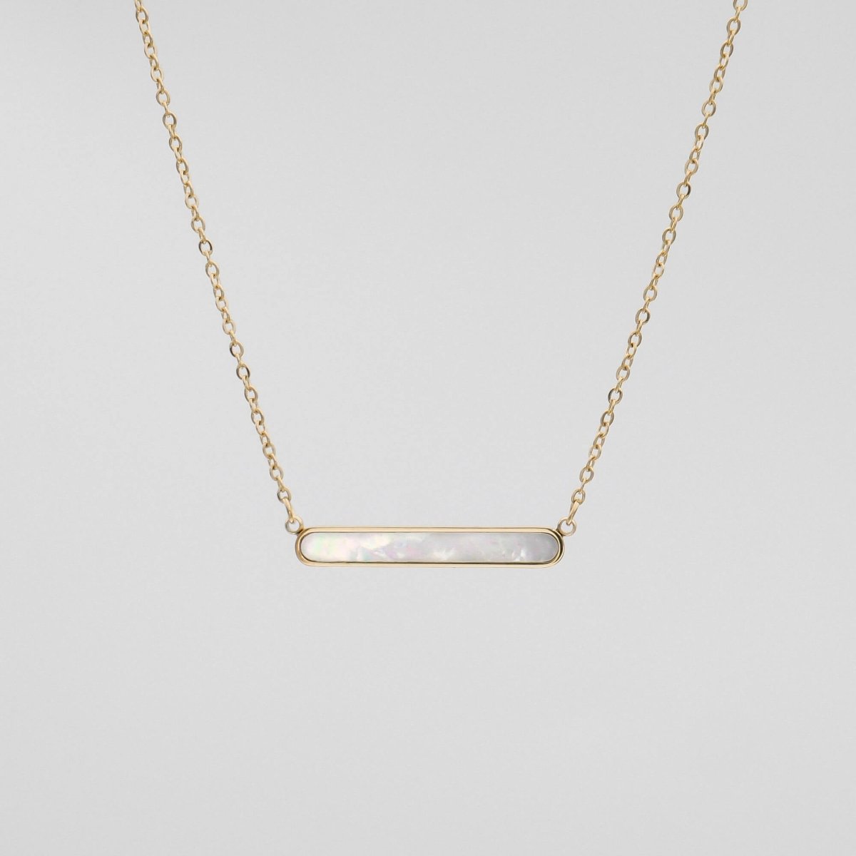Amaya Opal Bar Necklace - ISMI JEWELS