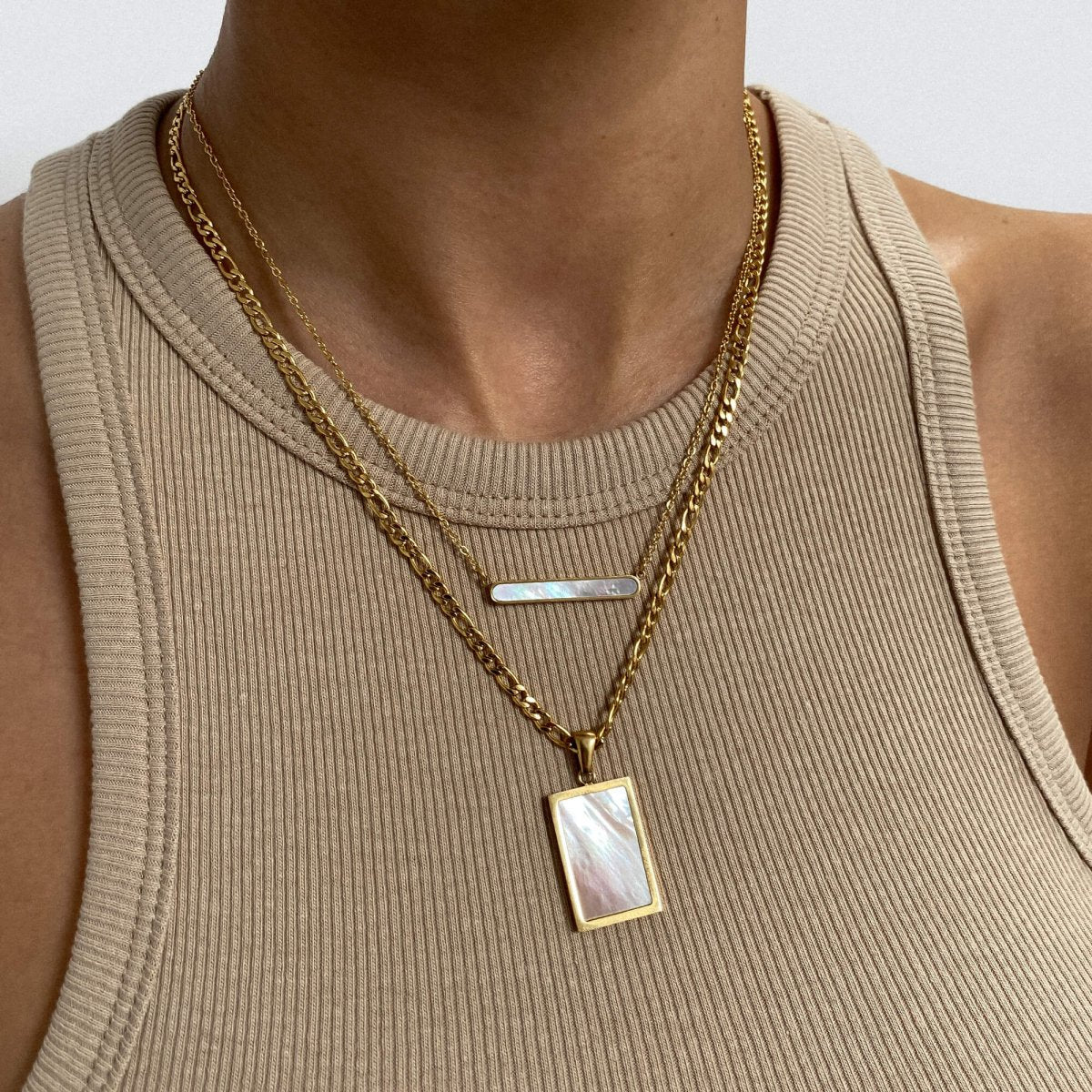 Amaya Opal Bar Necklace - ISMI JEWELS