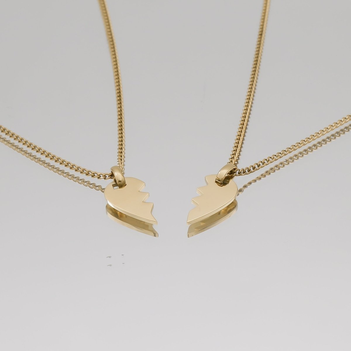 Amika Split Heart necklace - ISMI JEWELS