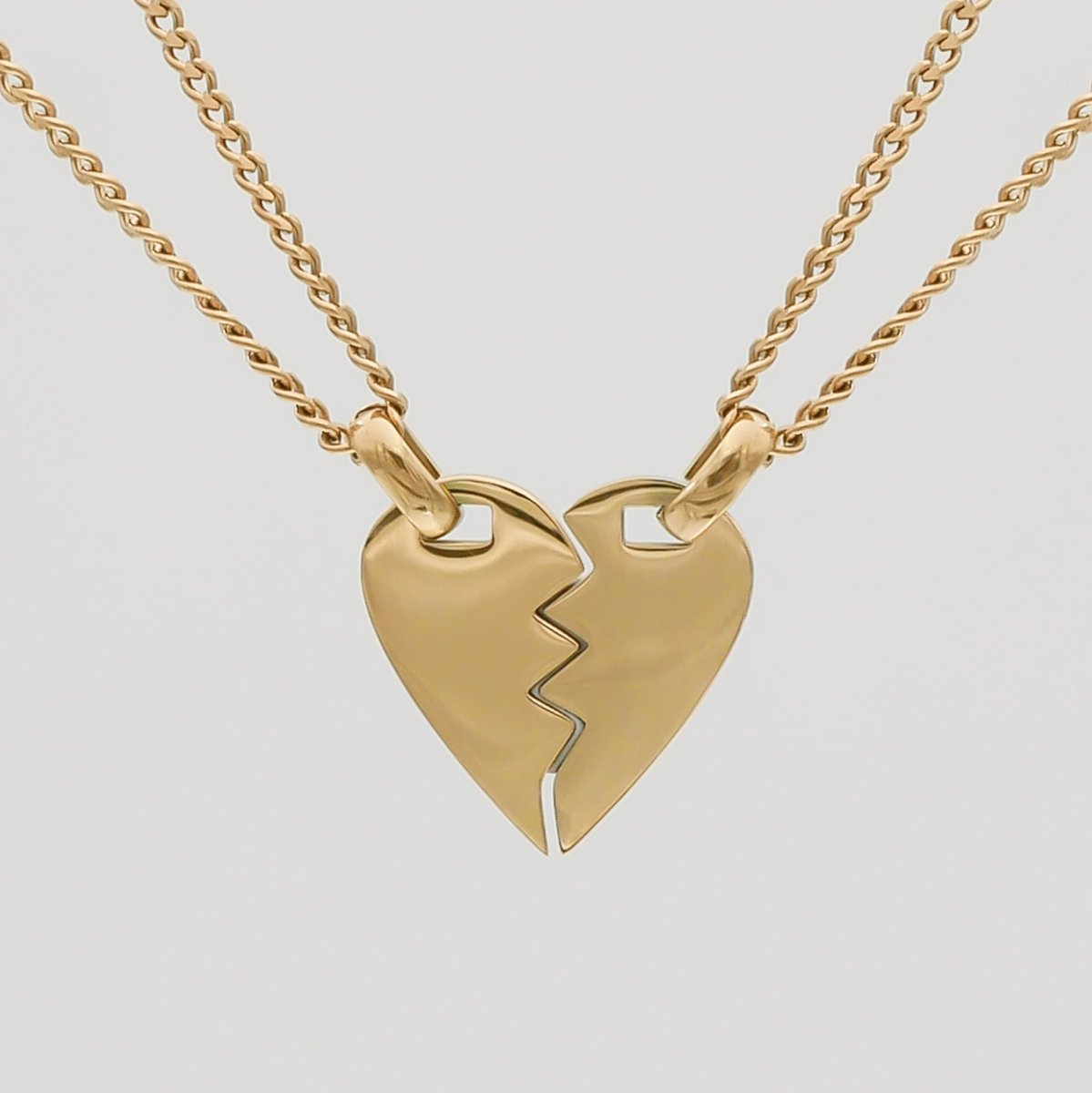 Amika Split Heart necklace - ISMI JEWELS