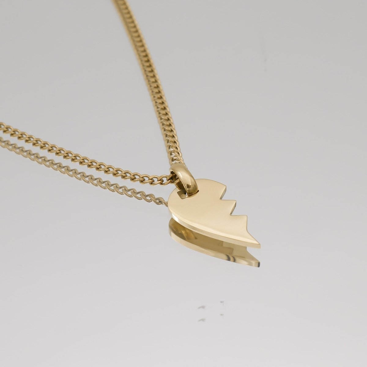 Amika Split Heart necklace - ISMI JEWELS