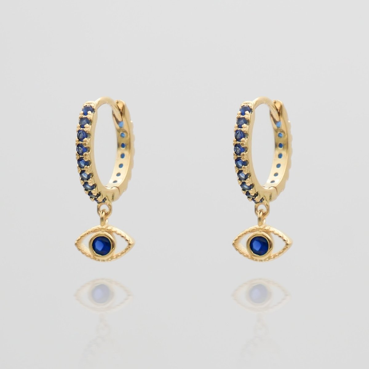 Ana Eye Huggie Earrings - ISMI JEWELS