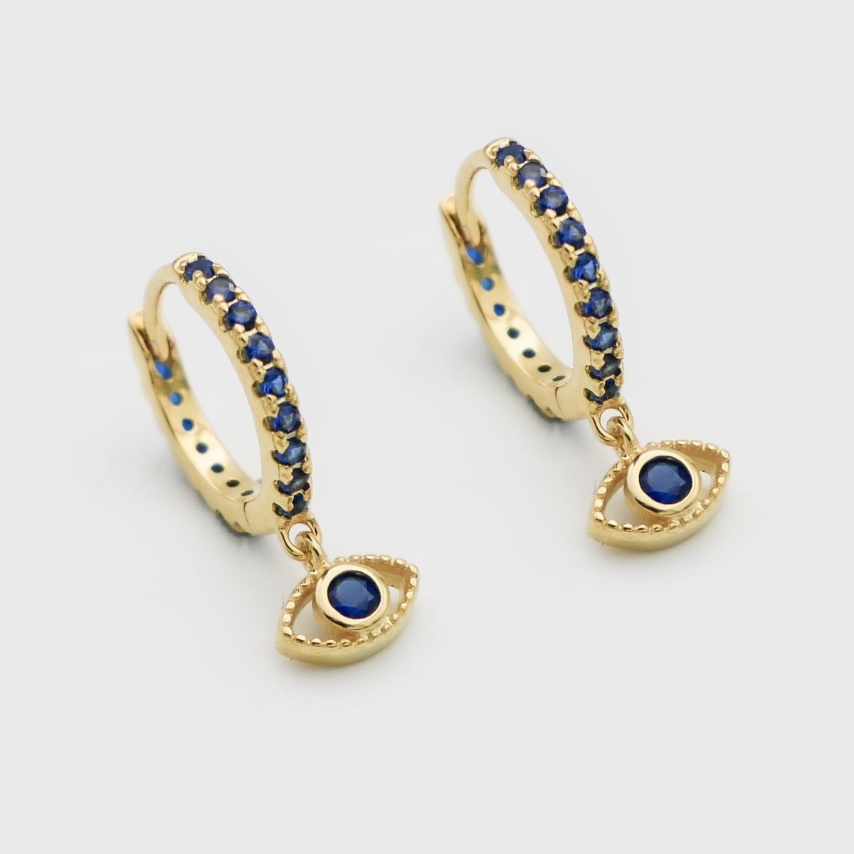 Ana Eye Huggie Earrings - ISMI JEWELS