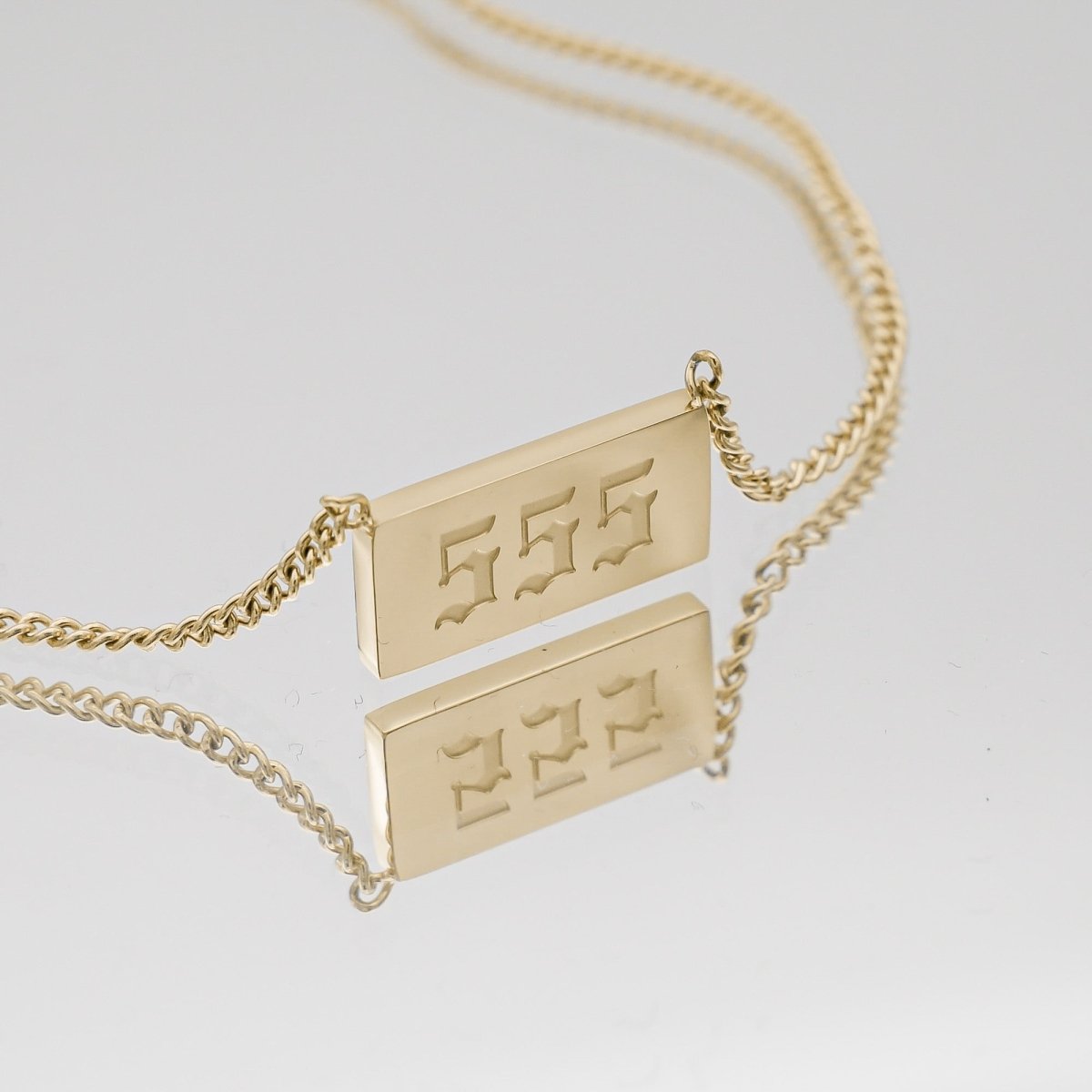 Angel Number Tablet Necklace - ISMI JEWELS