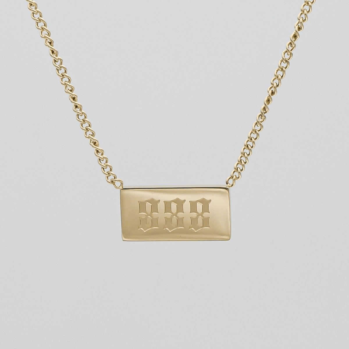 Angel Number Tablet Necklace - ISMI JEWELS