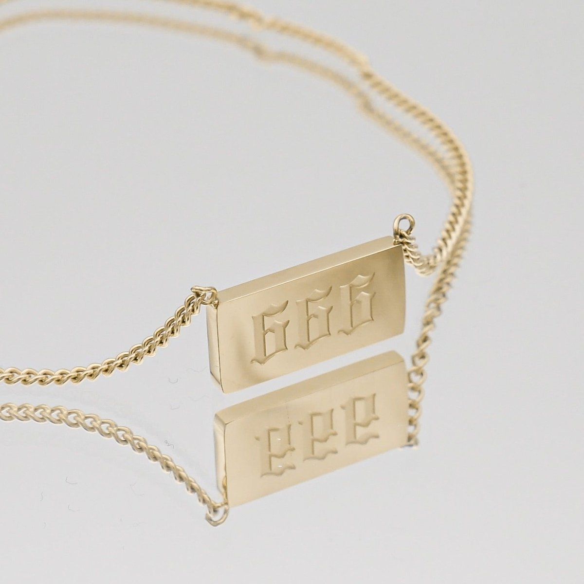 Angel Number Tablet Necklace - ISMI JEWELS