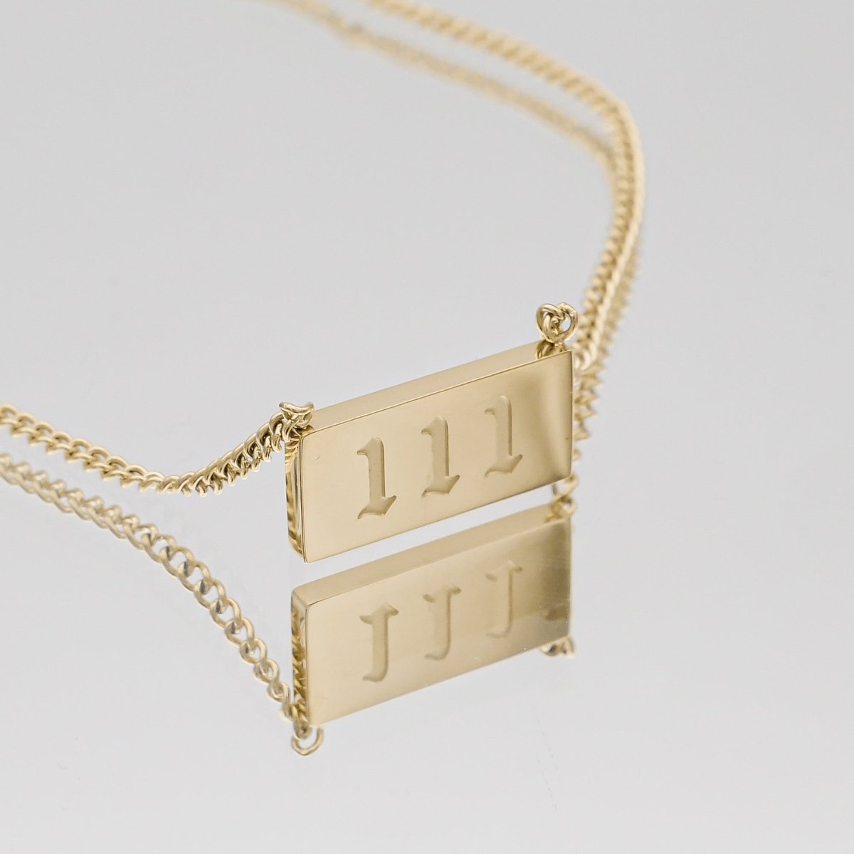 Angel Number Tablet Necklace - ISMI JEWELS