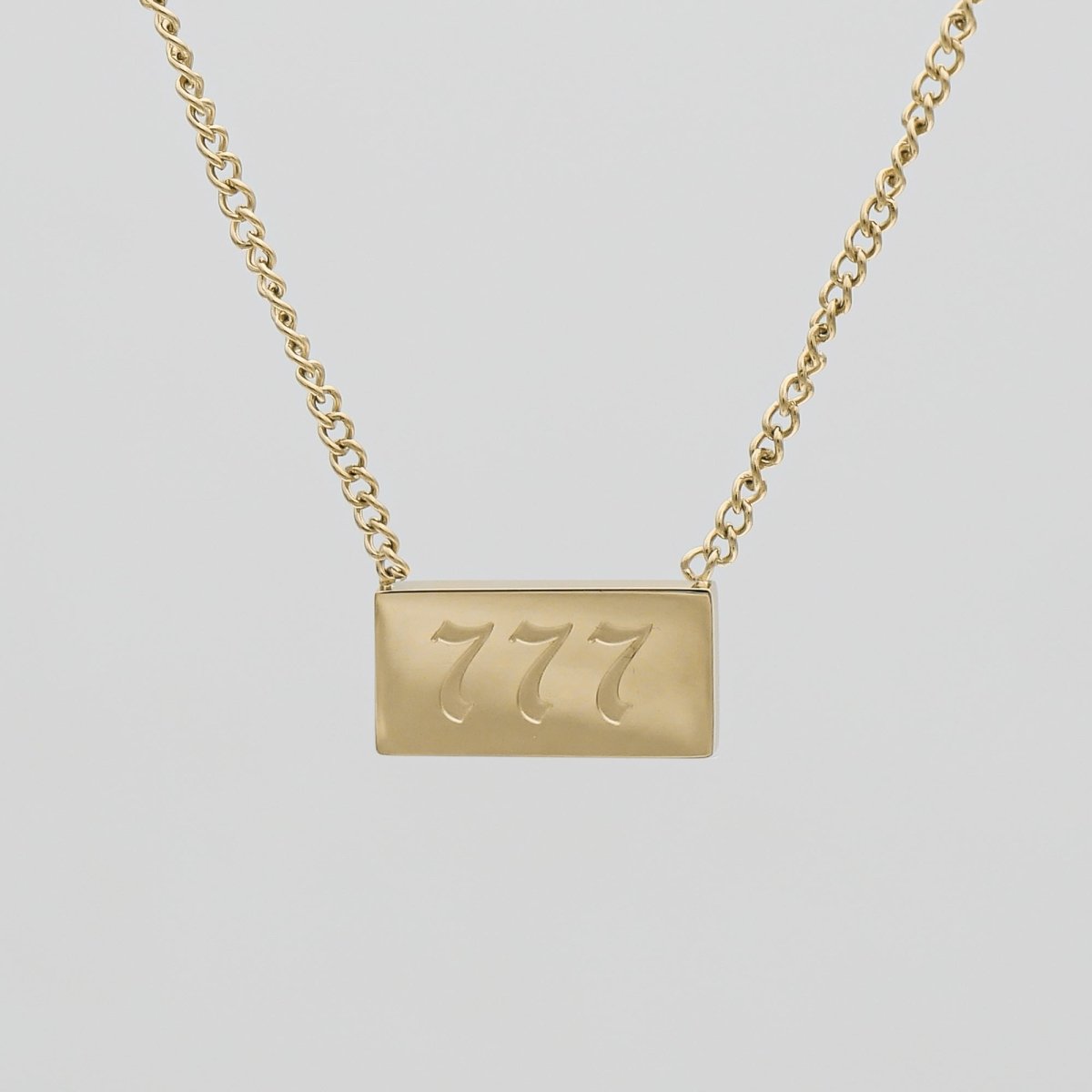 Angel Number Tablet Necklace - ISMI JEWELS