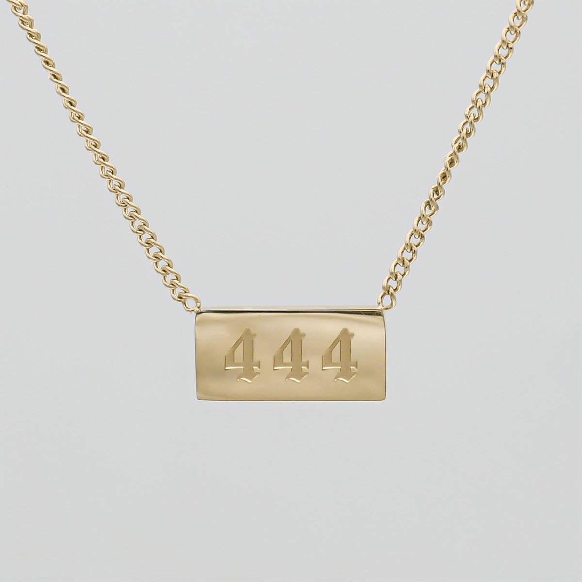 Angel Number Tablet Necklace - ISMI JEWELS