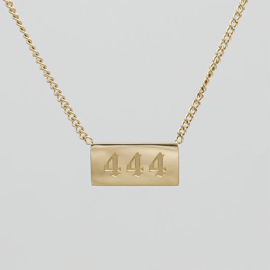 Angel Number Tablet Necklace - ISMI JEWELS