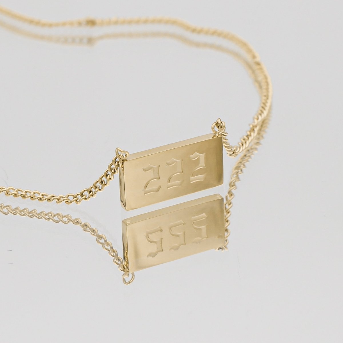 Angel Number Tablet Necklace - ISMI JEWELS