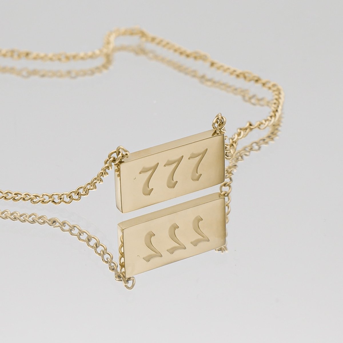 Angel Number Tablet Necklace - ISMI JEWELS