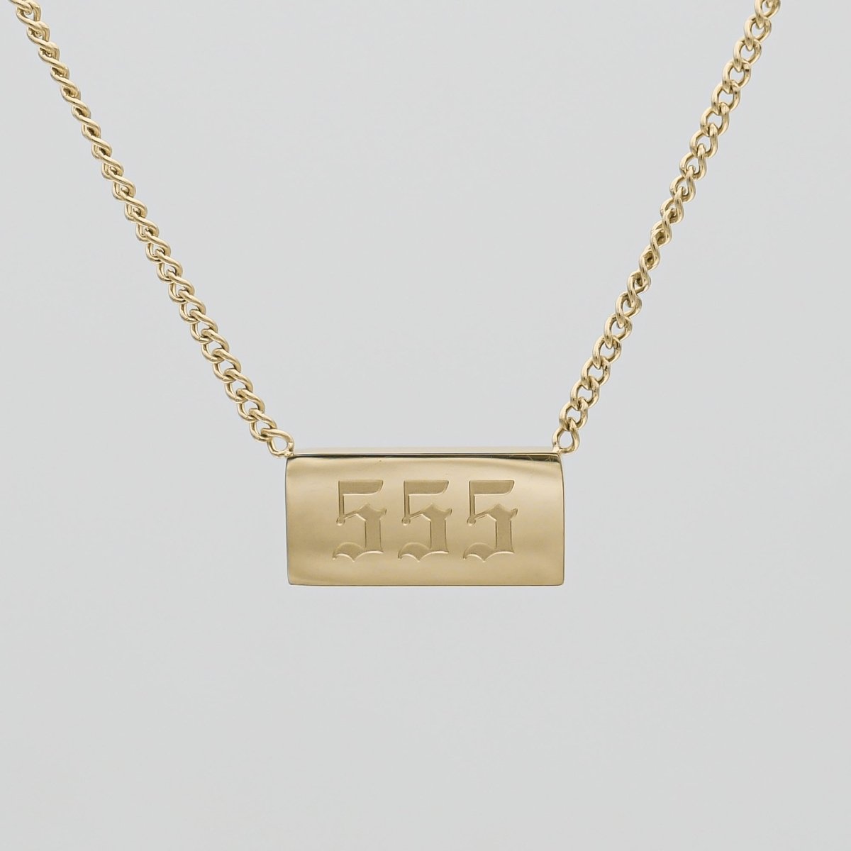 Angel Number Tablet Necklace - ISMI JEWELS
