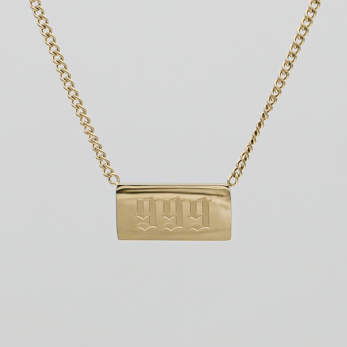 Angel Number Tablet Necklace - ISMI JEWELS