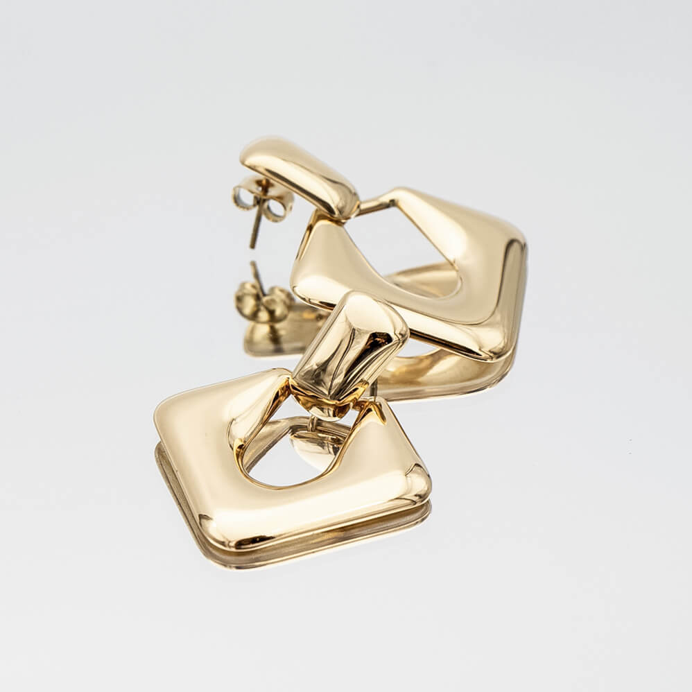 Anika Link Drop Earrings - ISMI JEWELS