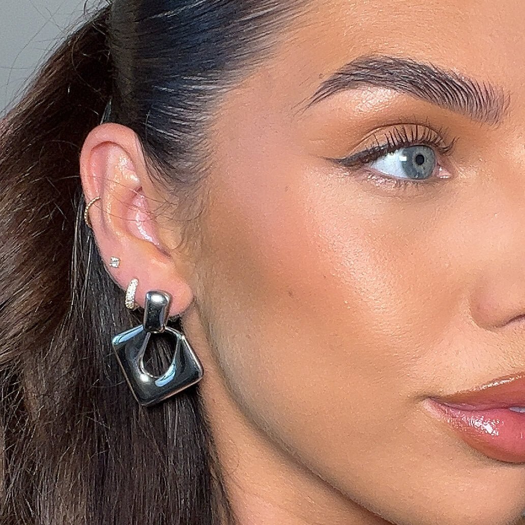 Anika Link Drop Earrings - ISMI JEWELS