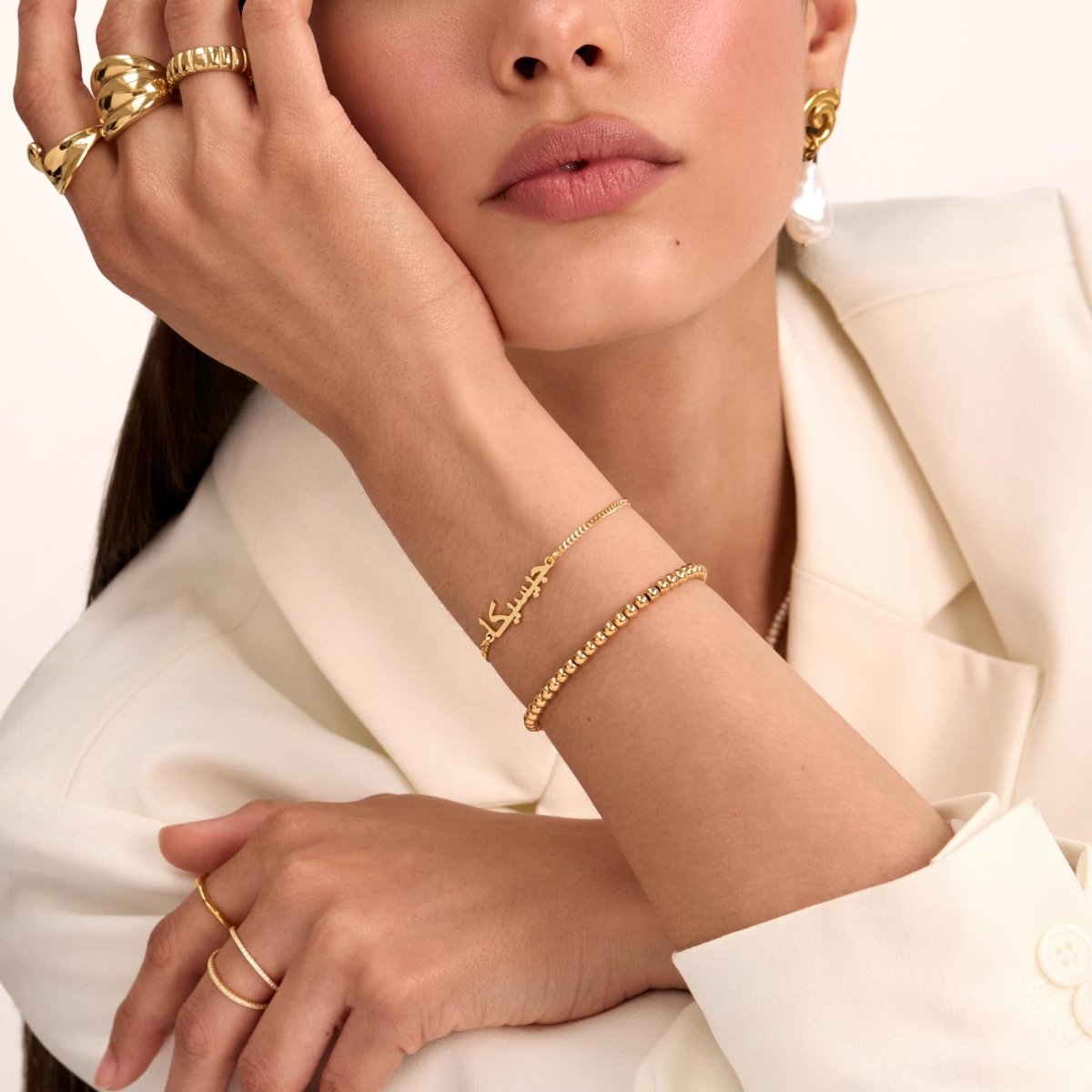 Arabic Custom Name Bracelet - ISMI JEWELS