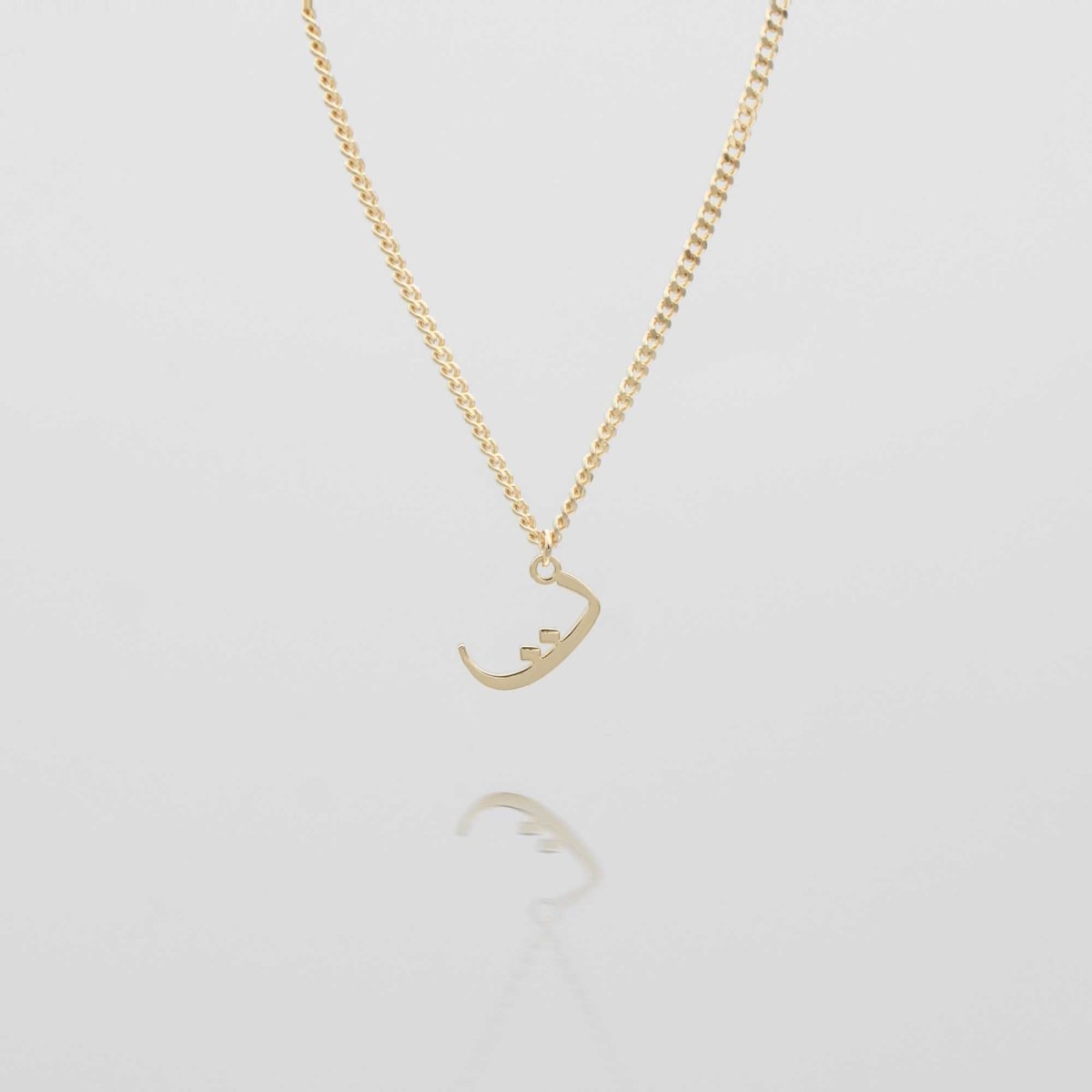 Arabic Initial Necklace - ISMI JEWELS