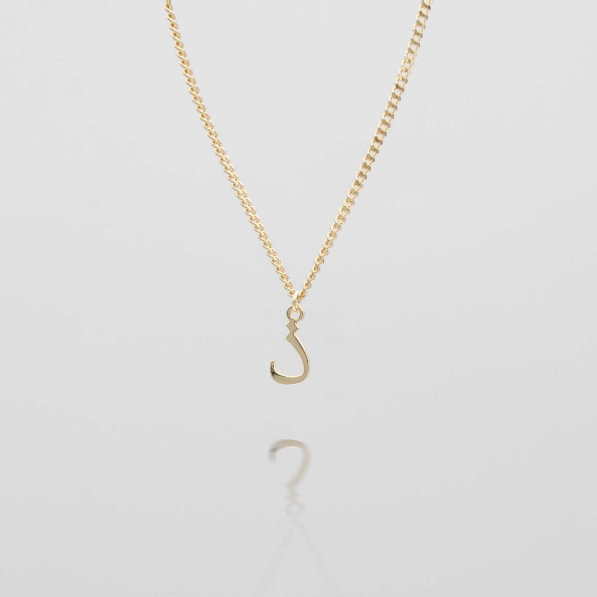 Arabic Initial Necklace - ISMI JEWELS