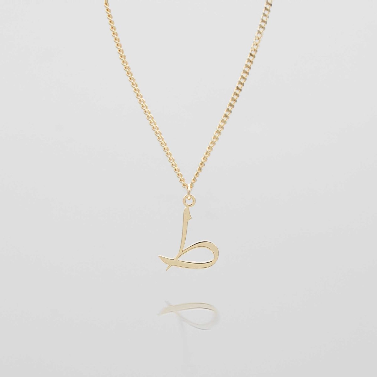 Arabic Initial Necklace - ISMI JEWELS
