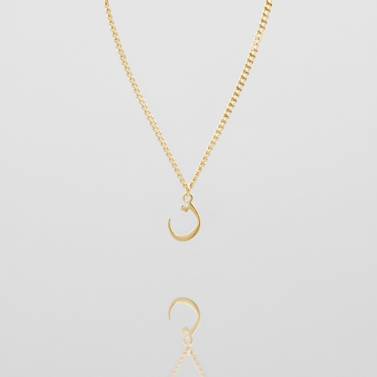 Arabic Initial Necklace - ISMI JEWELS