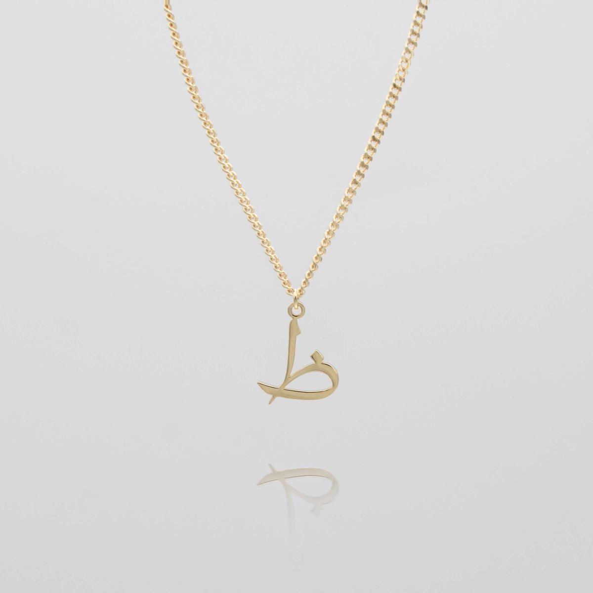 Arabic Initial Necklace - ISMI JEWELS
