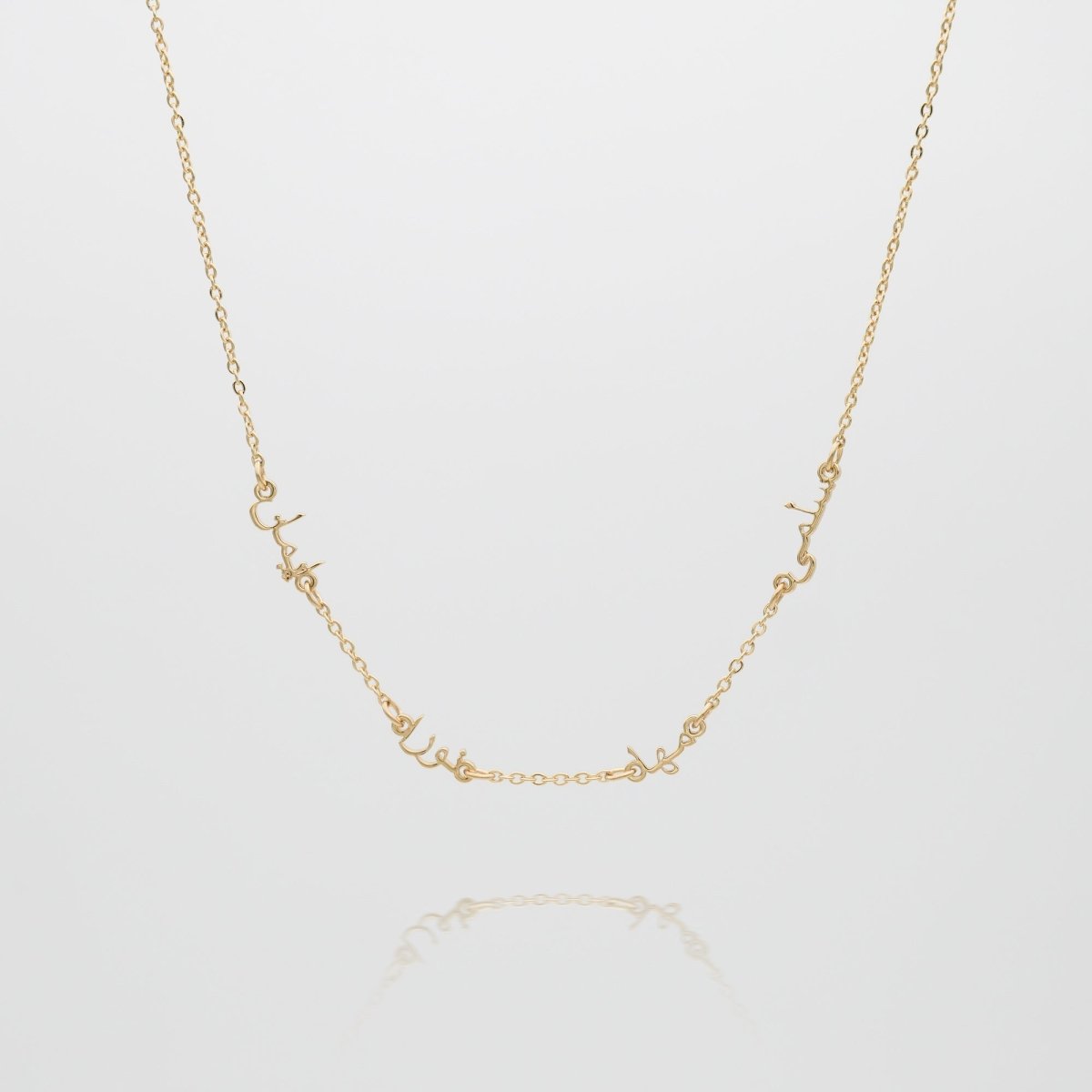 Arabic Multiple Name Necklace - ISMI JEWELS