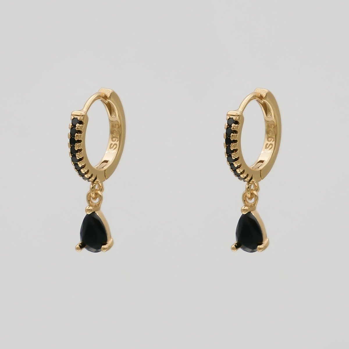 Aurora Gemstone Huggie Earrings - ISMI JEWELS