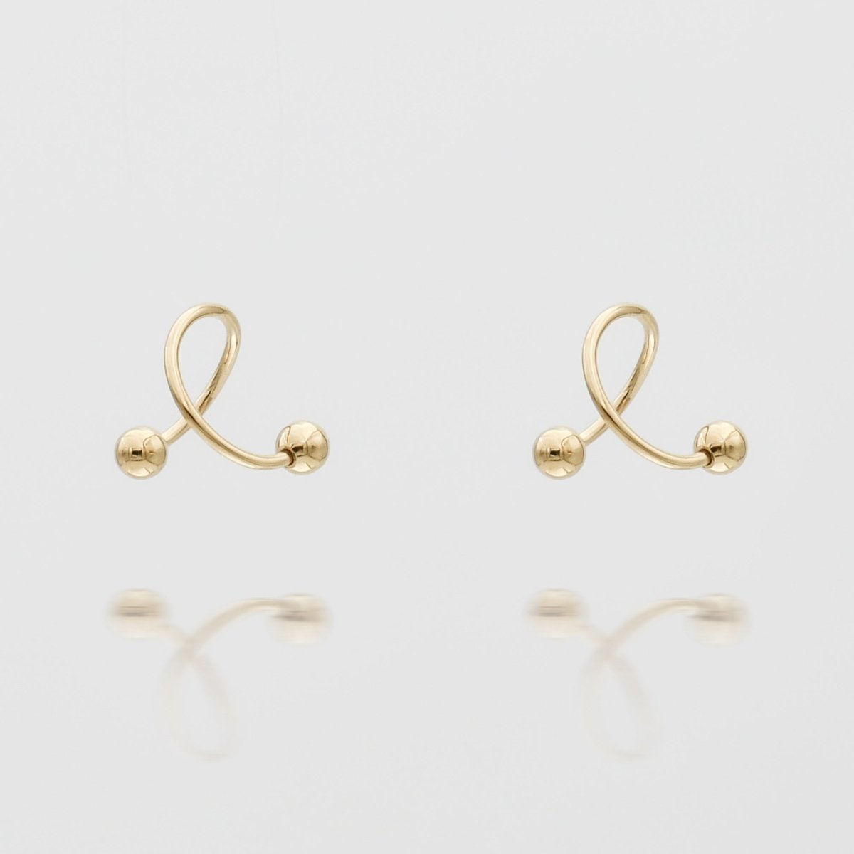 Ayla Spiral Earrings - ISMI JEWELS