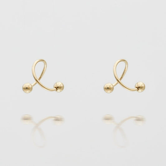 Ayla Spiral Earrings - ISMI JEWELS