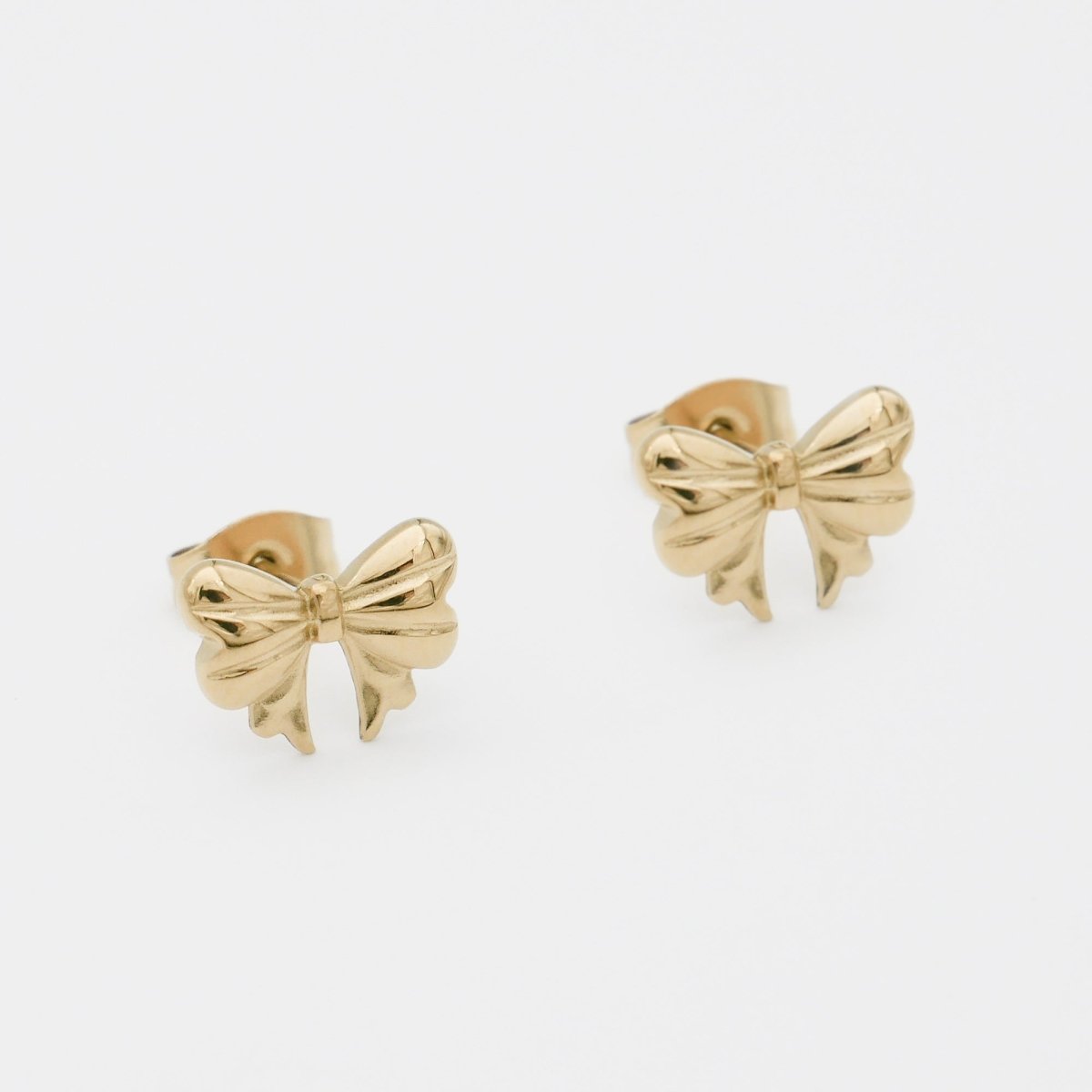 Bambi Mini Bow Stud Earrings - ISMI JEWELS