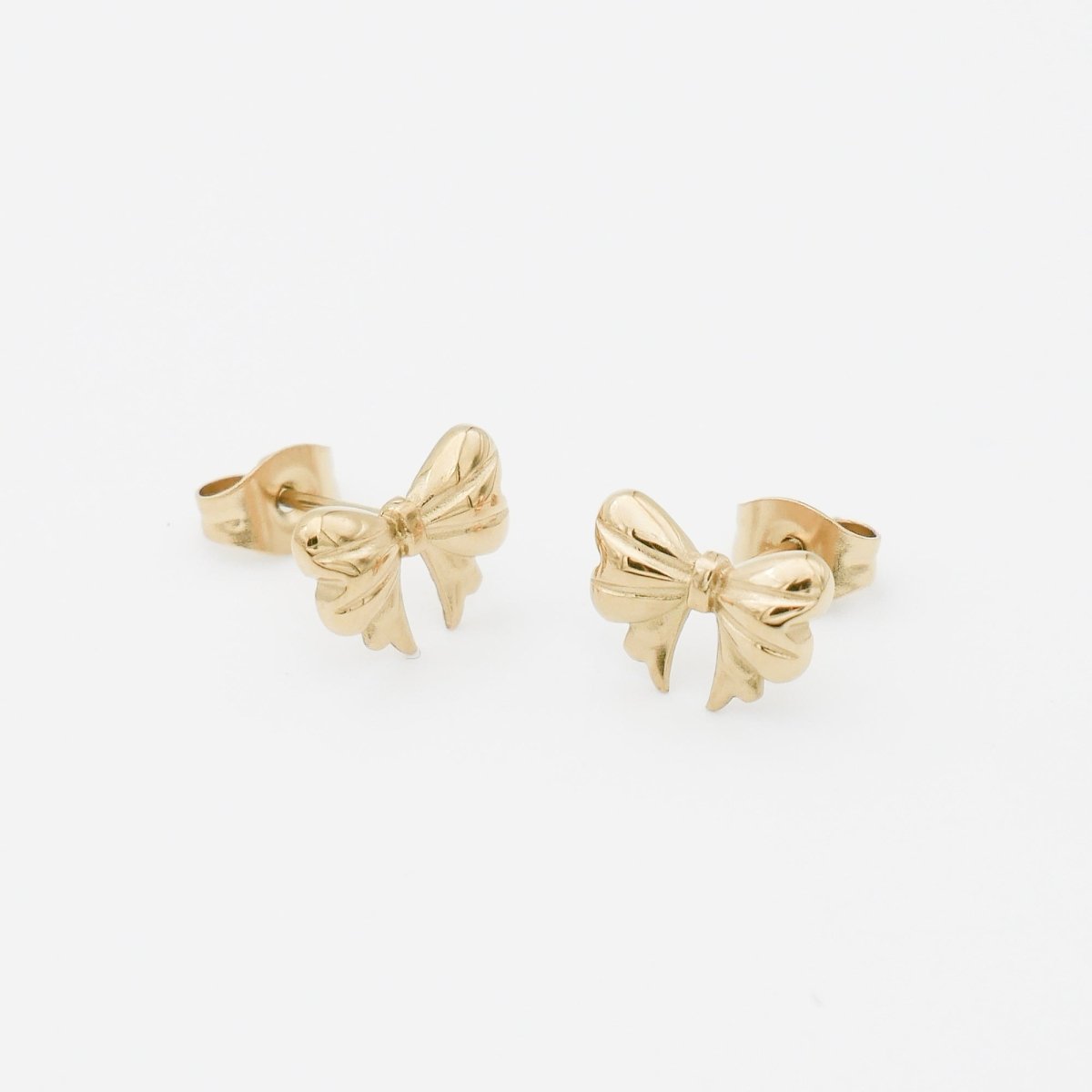 Bambi Mini Bow Stud Earrings - ISMI JEWELS