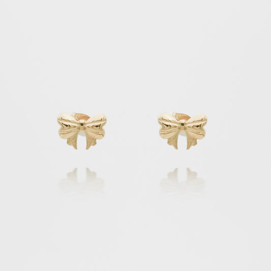 Bambi Mini Bow Stud Earrings - ISMI JEWELS