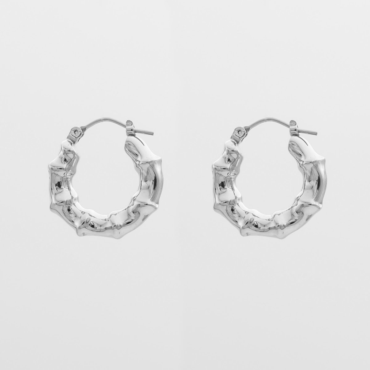 Bamboo Mini Hoops - ISMI JEWELS
