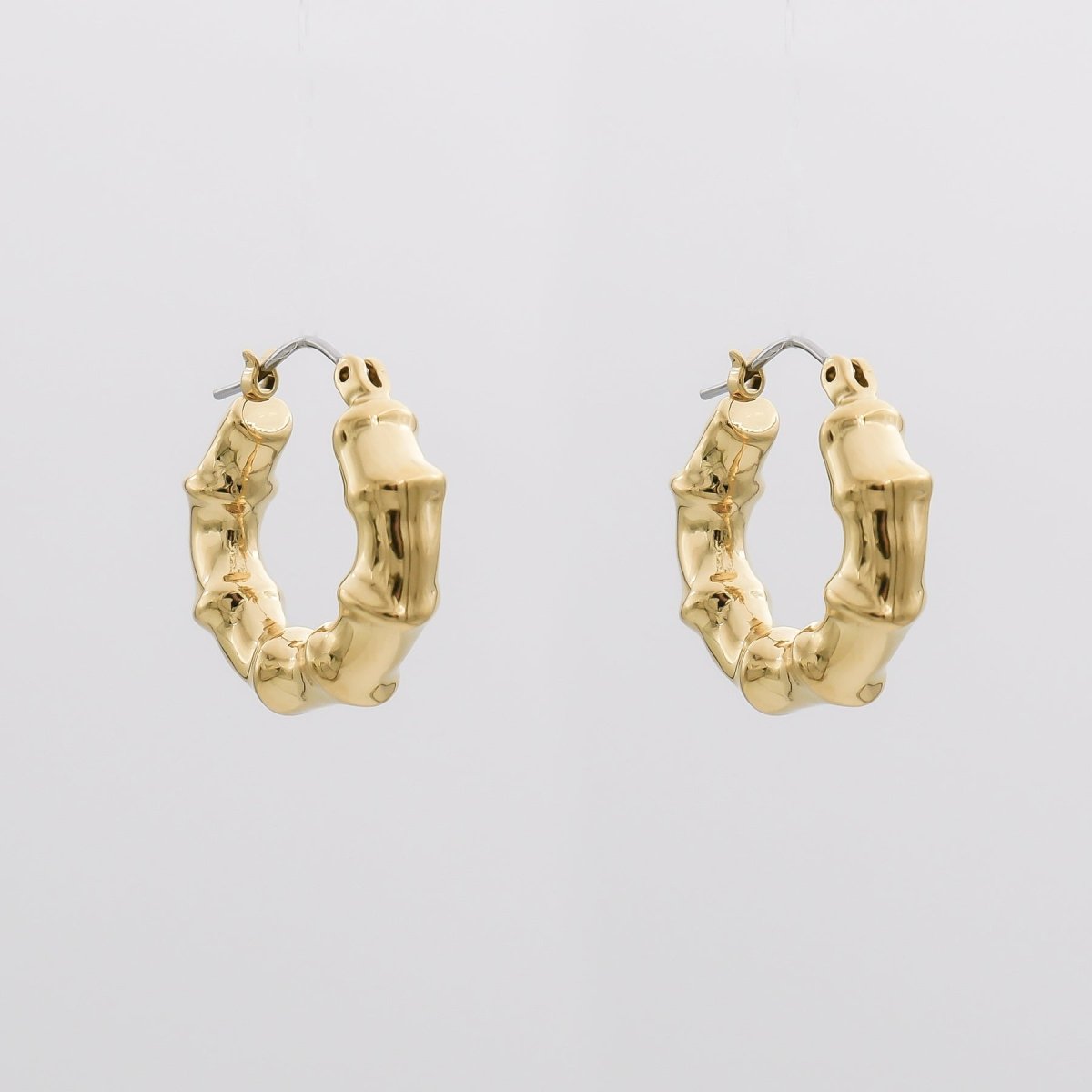 Bamboo Mini Hoops - ISMI JEWELS