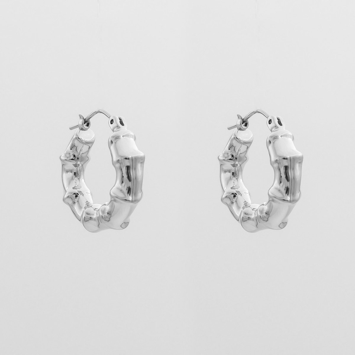 Bamboo Mini Hoops - ISMI JEWELS
