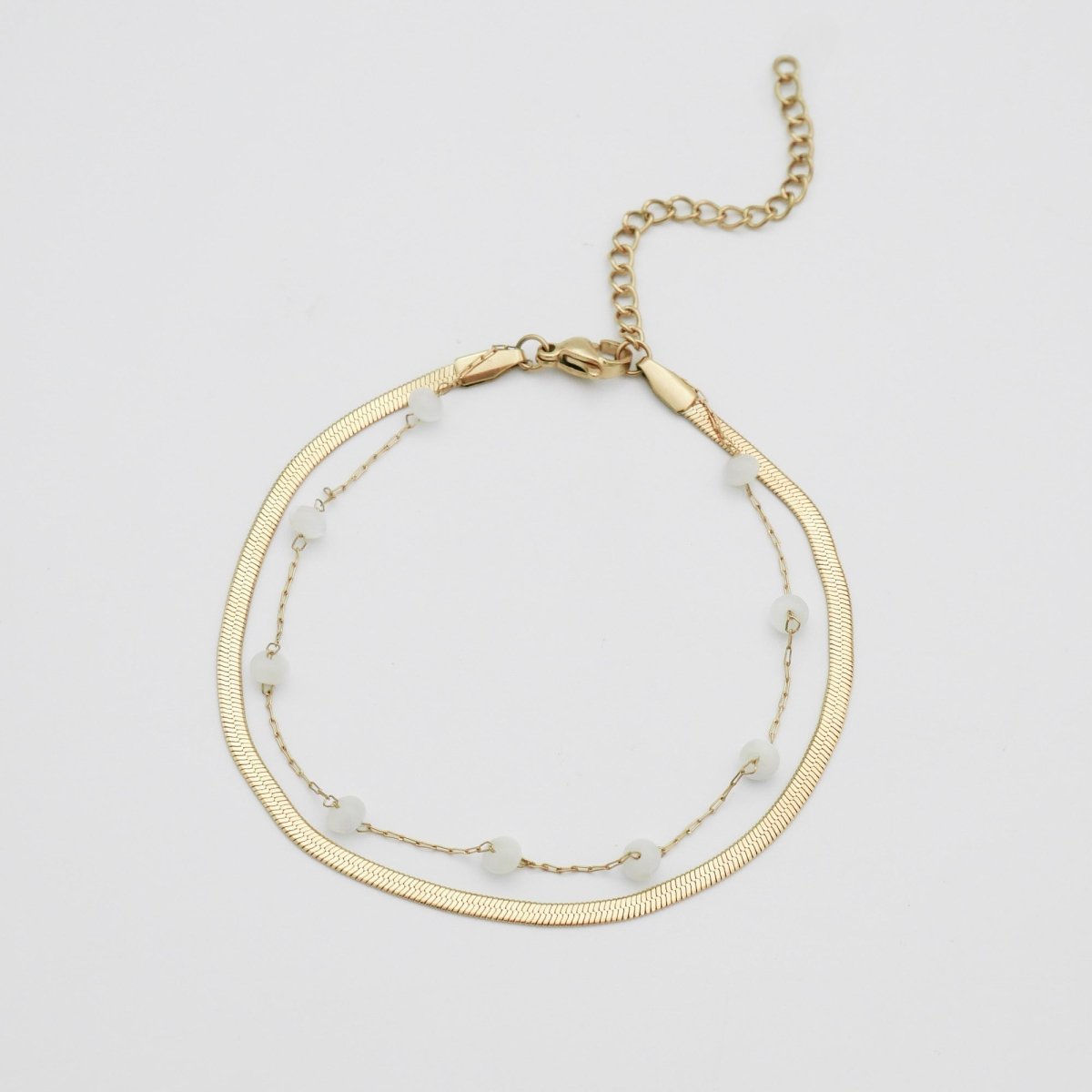 Bella Layered Anklet - ISMI JEWELS
