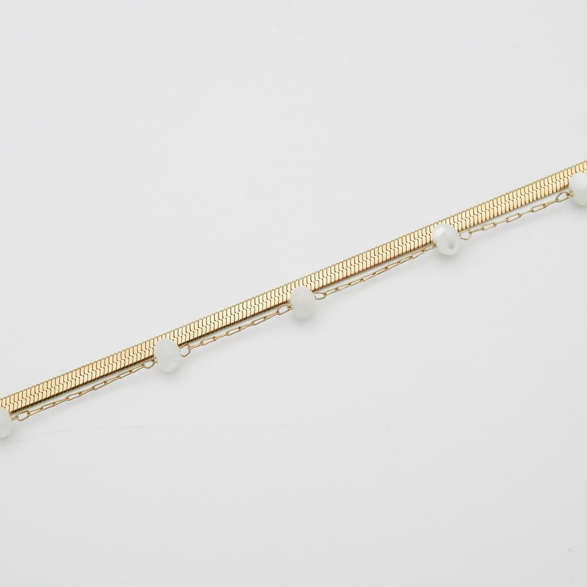 Bella Layered Anklet - ISMI JEWELS