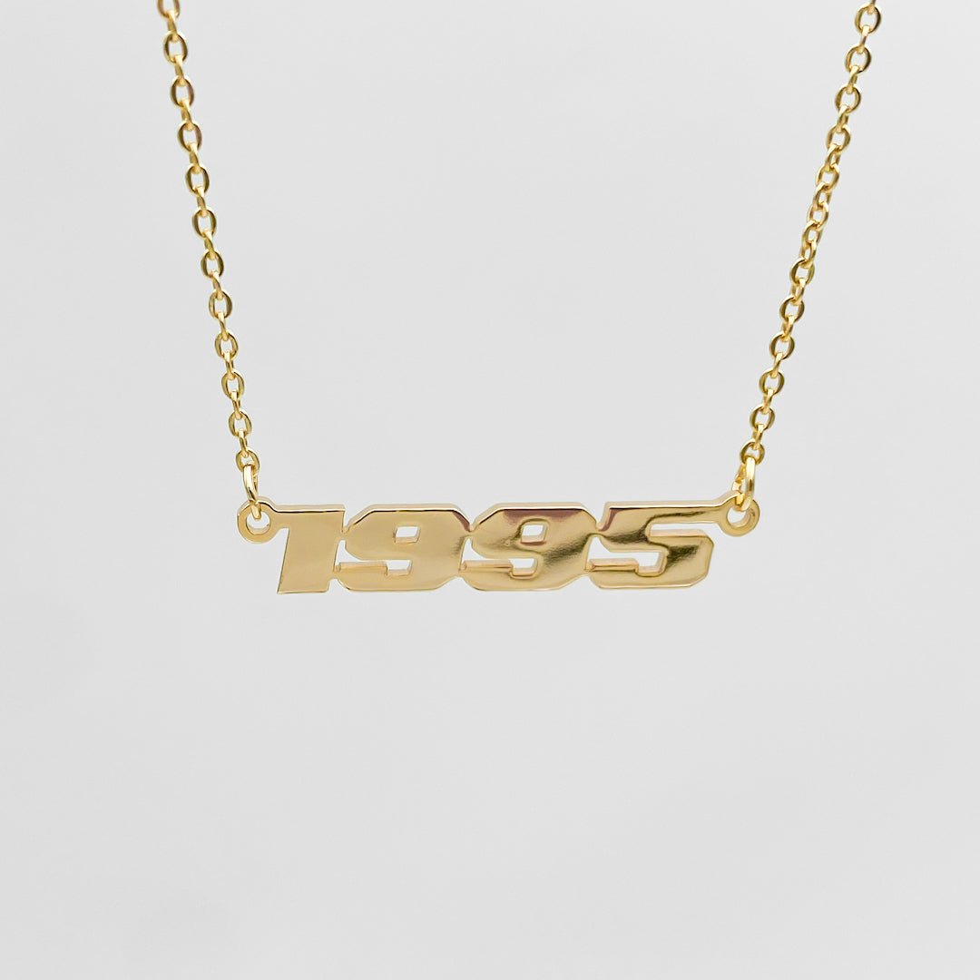 Birth Year Action Necklace - ISMI JEWELS